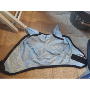 Masque anti mouches Horze bleu ciel