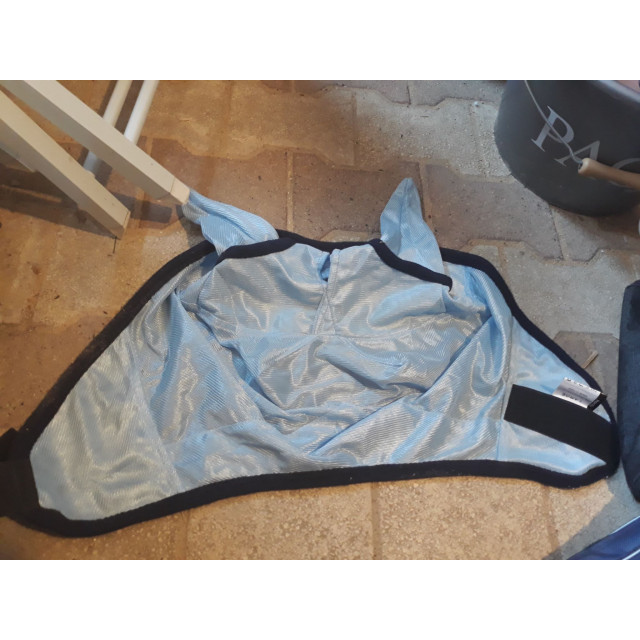 Masque anti mouches Horze bleu ciel