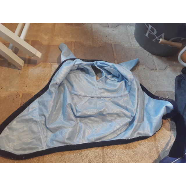 Masque anti mouches Horze bleu ciel