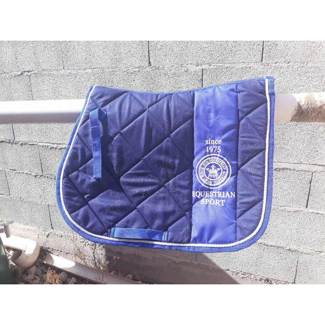 Tapis bleu marine Pffif taille Cheval