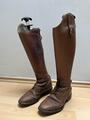 Bottes d’équitation cuir brun Tricolore taille 36