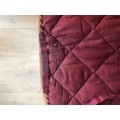 Tapis de selle rouge