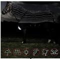 Couverture de paddock Amigo HORSEWARE 100g Bravo 12 Refl Plus 100g (Gris/Réfléchissant/Noir)