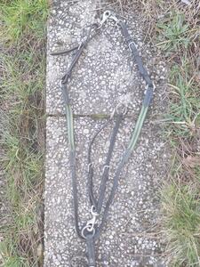 Collier de chasse élastique + martingale taille cob/pur sang