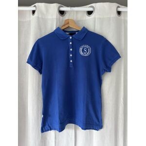 Polo statianata bleu électrique