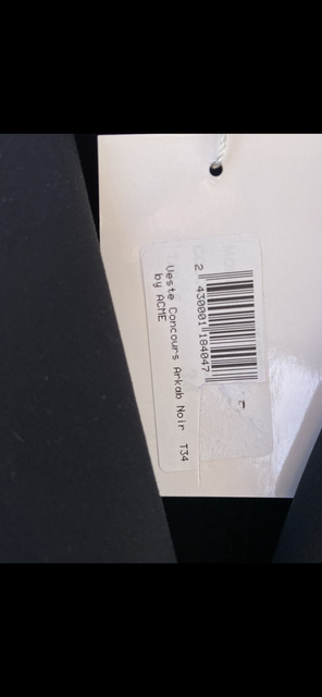 Veste de concours Acmé
