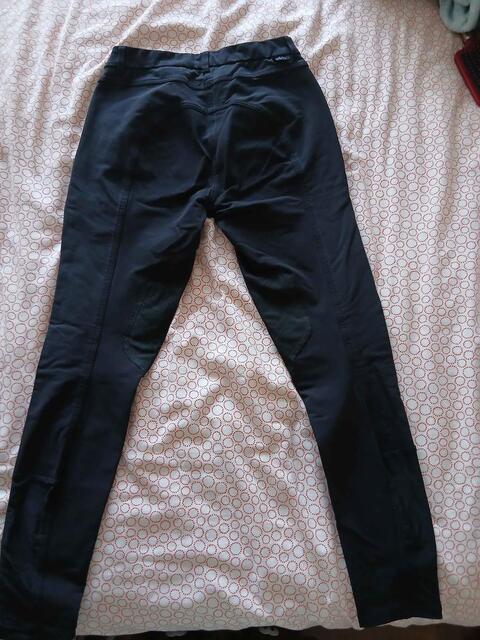 Pantalon d'équitation noir imperméable
