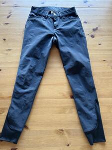 Pantalon équitation noir Equithème Georg fond silicone homme