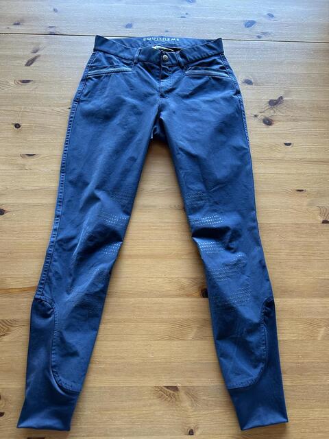 Pantalon équitation noir Equithème Georg fond silicone homme