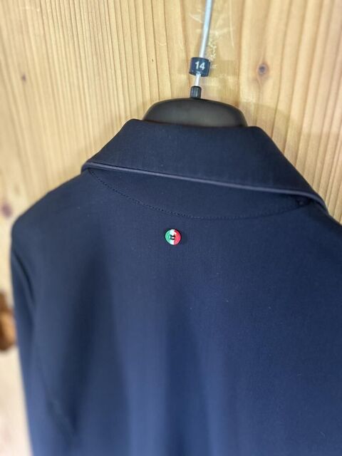 Veste italienne noire de concours équitation Christian ForHorses taille 14-15 ans