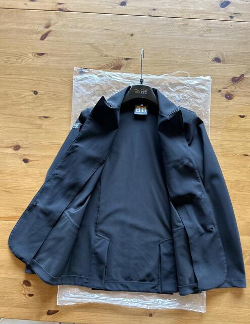 Veste italienne noire de concours équitation Christian ForHorses taille 14-15 ans