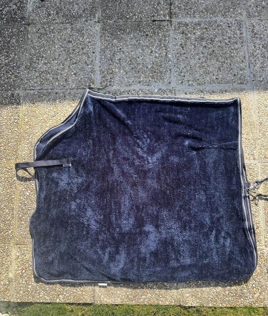 Couvre reins bleu marine