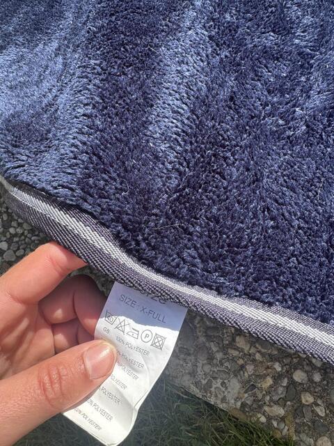 Couvre reins bleu marine