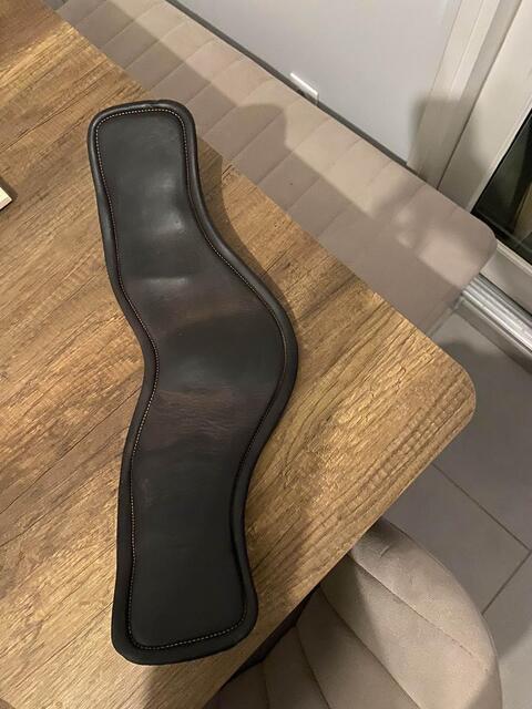 sangle en cuir marron taille 60cm