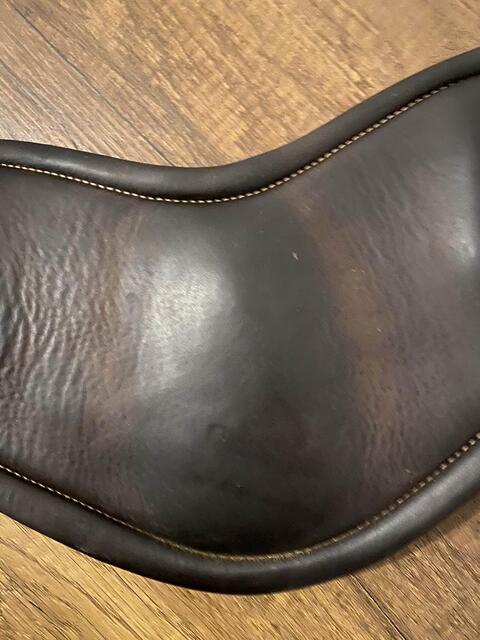 sangle en cuir marron taille 60cm