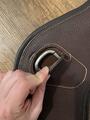 sangle en cuir marron taille 60cm