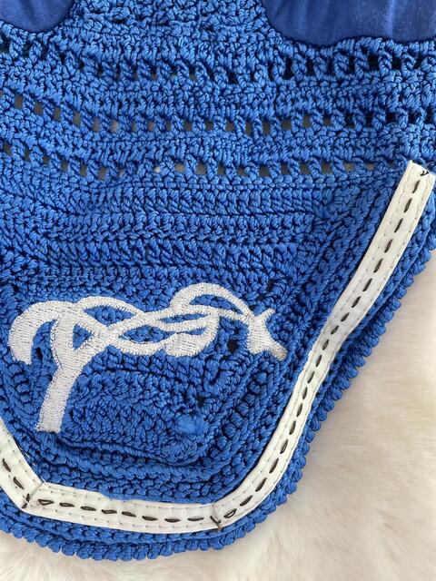 bonnet bleu électrique Pénélope