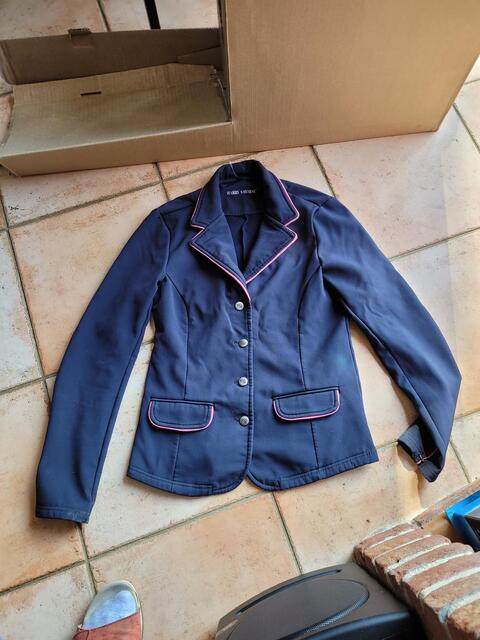 veste de concours bleu marine et rose Harry's Horse