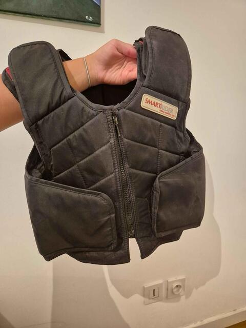 gilet de cross noir