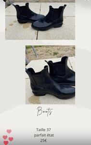 Boots noir taille 37