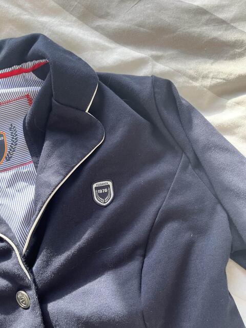 veste de concours bleu marine taille s fouganza
