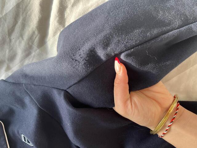 veste de concours bleu marine taille s fouganza