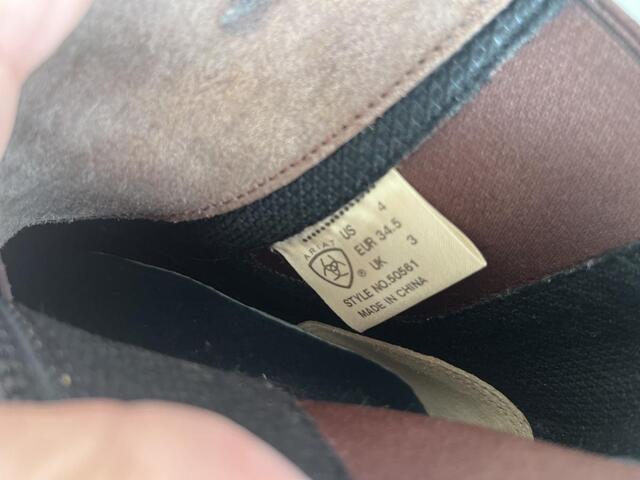 Boots cuir ariat