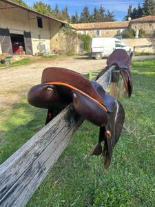 Selle GBS double veau 17,5