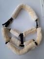 licol moumoute blanc