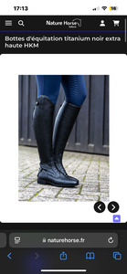 Bottes neuves HKM