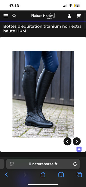 Bottes neuves HKM