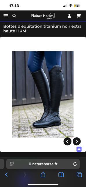 Bottes neuves HKM