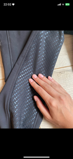Leggings equitation marron