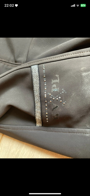 Leggings equitation marron