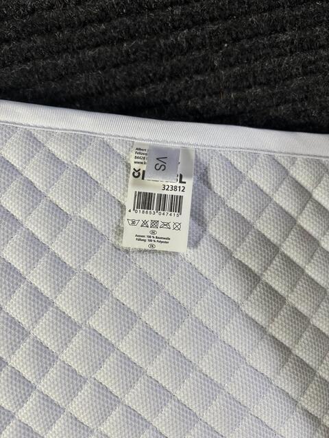 Tapis Blanc liseré argenté - KERBL