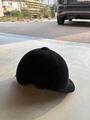 Casque équitation Adulte et Enfant - 140 velours noir