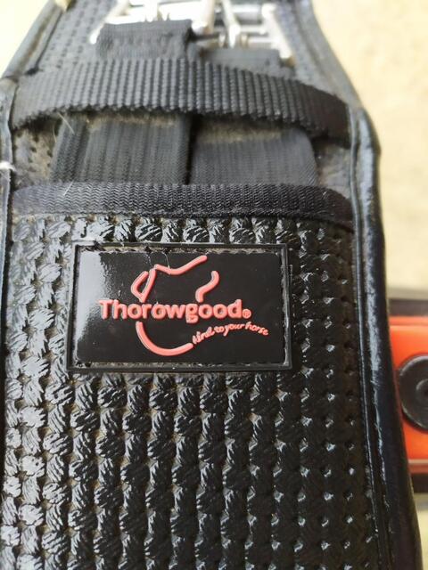 SANGLE DRESSAGE THOROWGOOD 50cm NOIRE