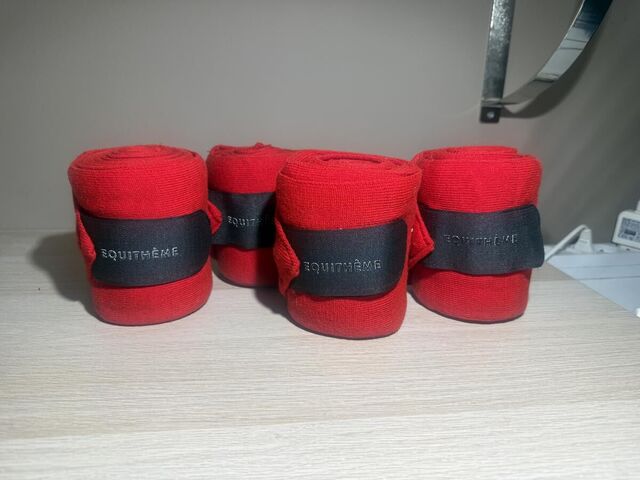 Lot de 4 bandes de repos neuves EQUITHEME