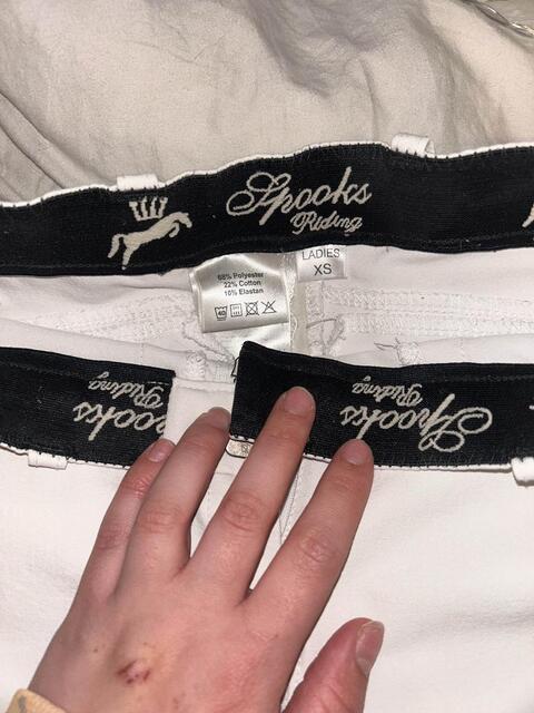 pantalon spooks blanc