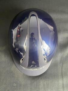 Casque Antarès verni bleu S