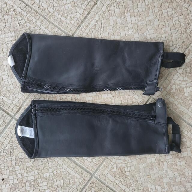 Chaps cuir noir taille XL