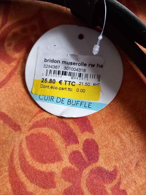 Filet marron taille full avec renes