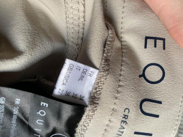 pantalon beige equitheme
