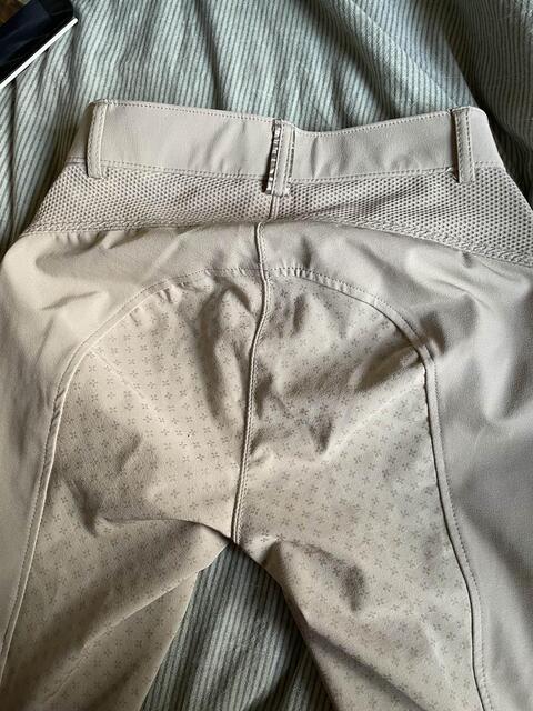 pantalon beige equitheme