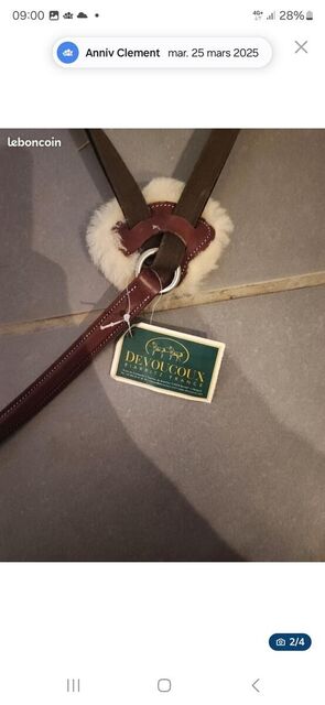 Collier de chasse martingale kolibri neuf
