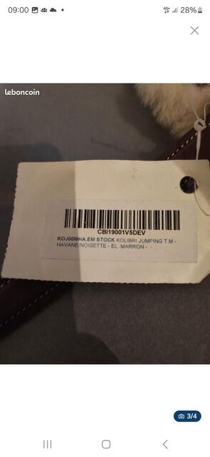 Collier de chasse martingale kolibri neuf