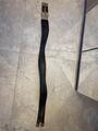 sangle cuir noir anatomique 145cm