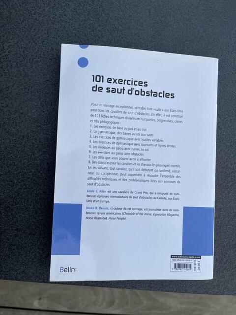 Livre 101 exercices de saut d’obstacles.