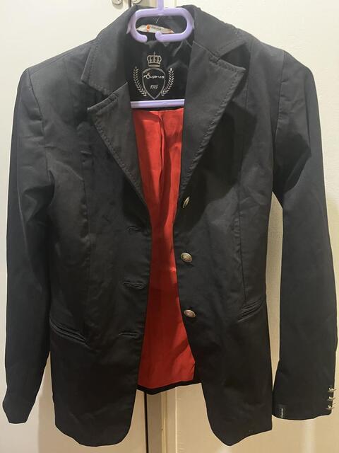 Veste noire FOUGANZA taille 14 ans