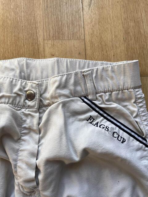pantalon Flags and cup blanc